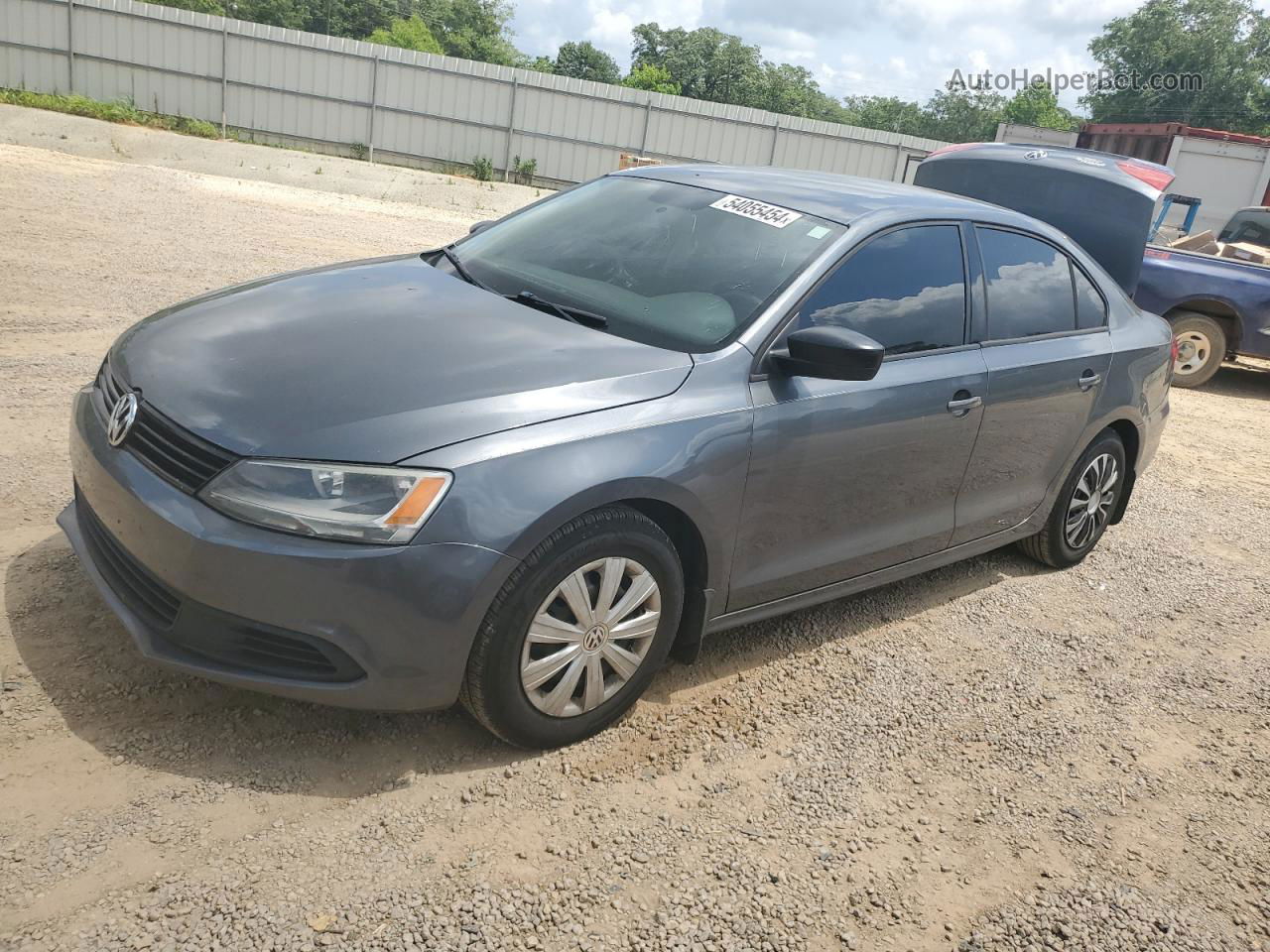 2014 Volkswagen Jetta Base Charcoal vin: 3VW2K7AJ4EM313251