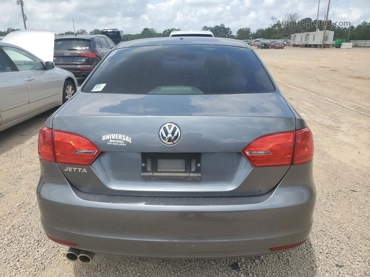 2014 Volkswagen Jetta Base Charcoal vin: 3VW2K7AJ4EM313251