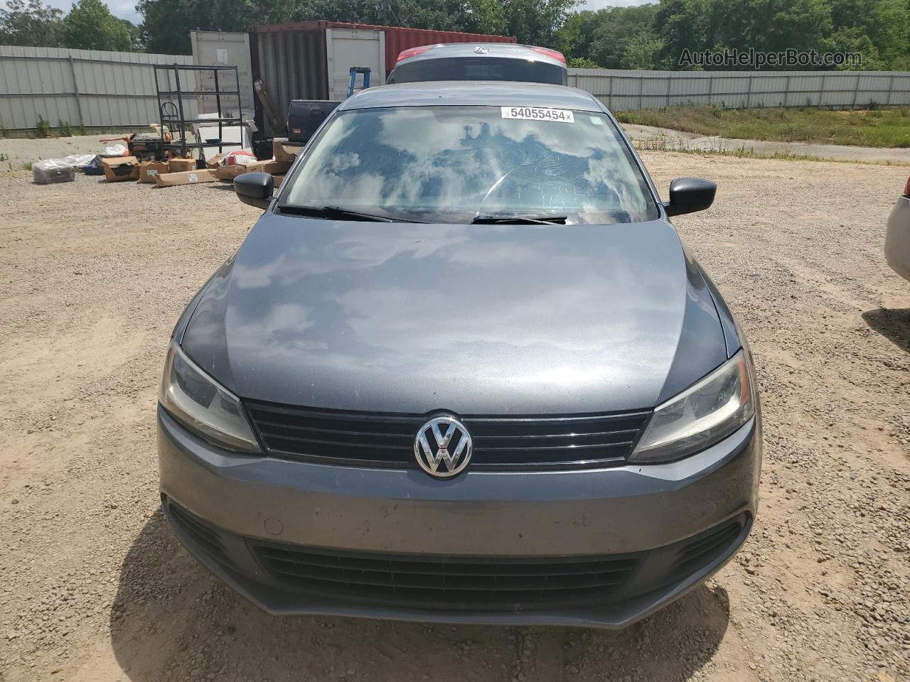 2014 Volkswagen Jetta Base Charcoal vin: 3VW2K7AJ4EM313251