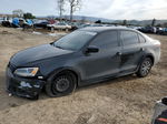 2014 Volkswagen Jetta Base Черный vin: 3VW2K7AJ4EM327831