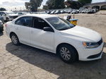 2014 Volkswagen Jetta Base White vin: 3VW2K7AJ4EM437214