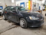 2015 Volkswagen Jetta Base Черный vin: 3VW2K7AJ4FM269592