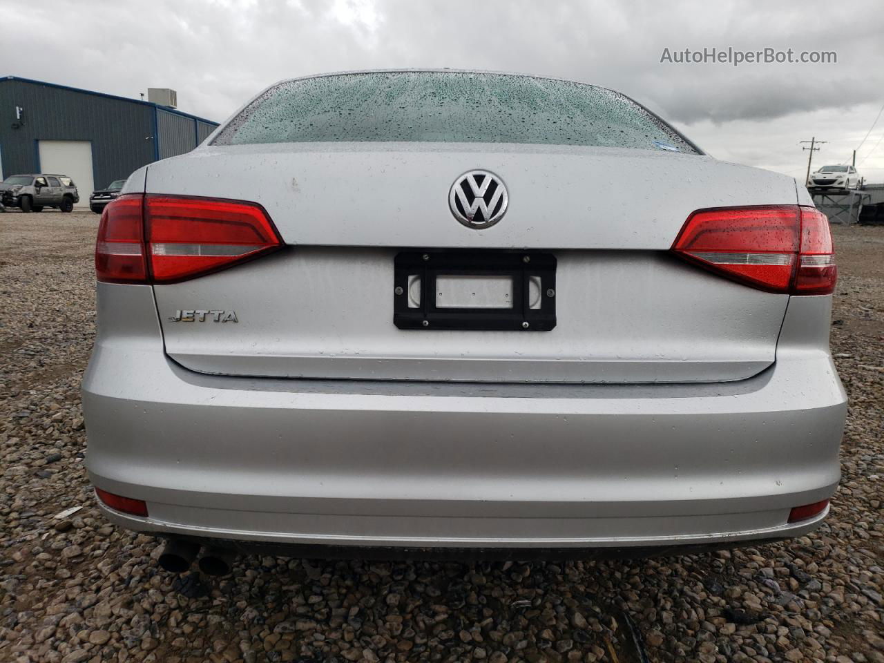 2015 Volkswagen Jetta Base Серебряный vin: 3VW2K7AJ4FM321366