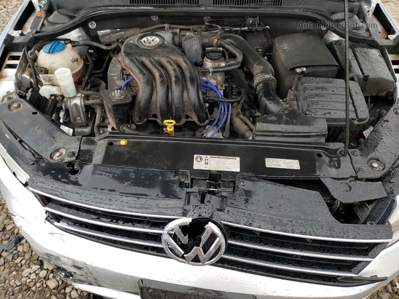 2015 Volkswagen Jetta Base Серебряный vin: 3VW2K7AJ4FM321366