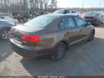 2011 Volkswagen Jetta 2.0l S Brown vin: 3VW2K7AJ5BM327686