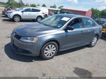 2012 Volkswagen Jetta 2.0l S Gray vin: 3VW2K7AJ5CM313899