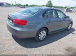 2012 Volkswagen Jetta 2.0l S Gray vin: 3VW2K7AJ5CM313899