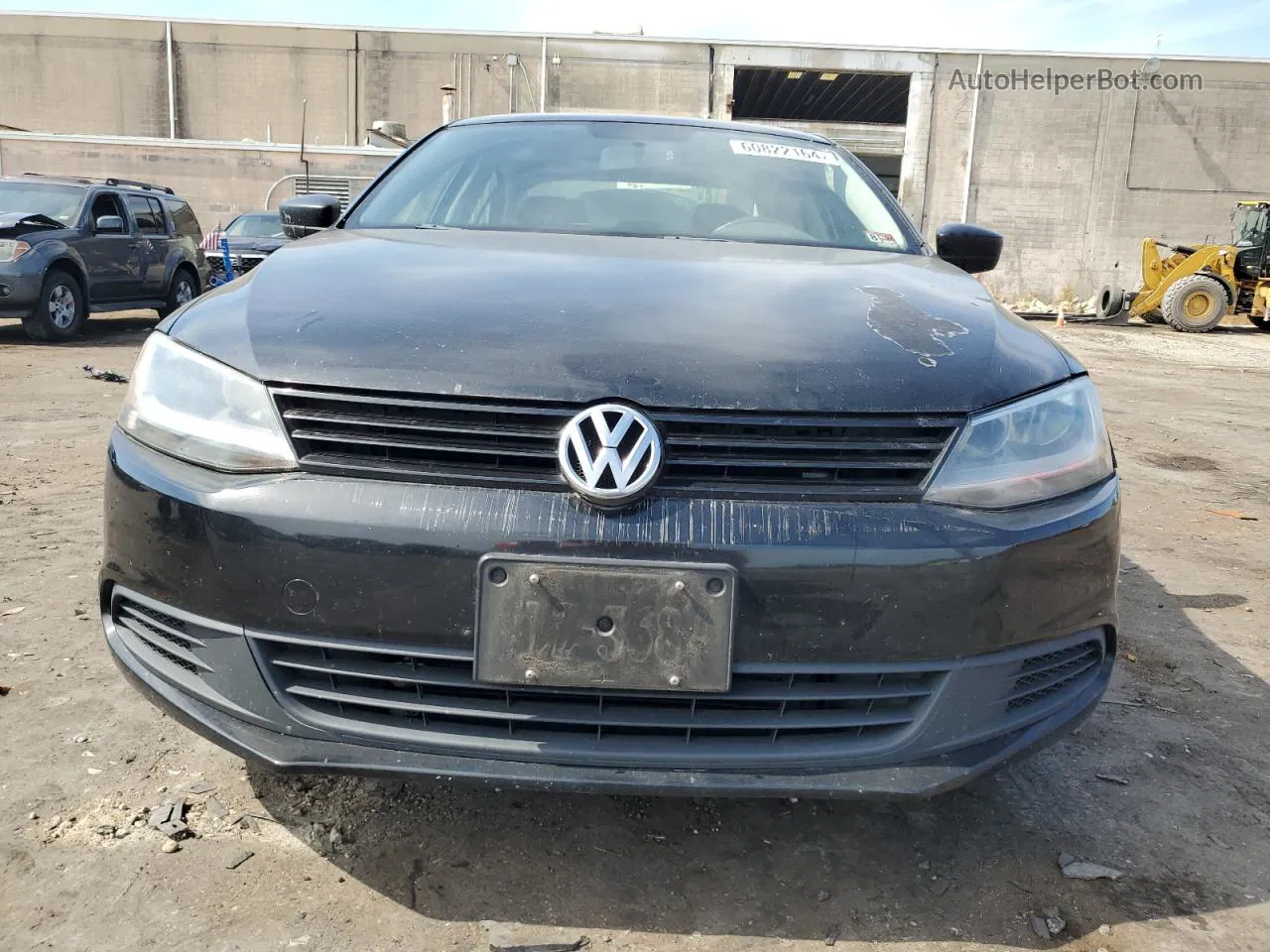 2012 Volkswagen Jetta Base Черный vin: 3VW2K7AJ5CM321520