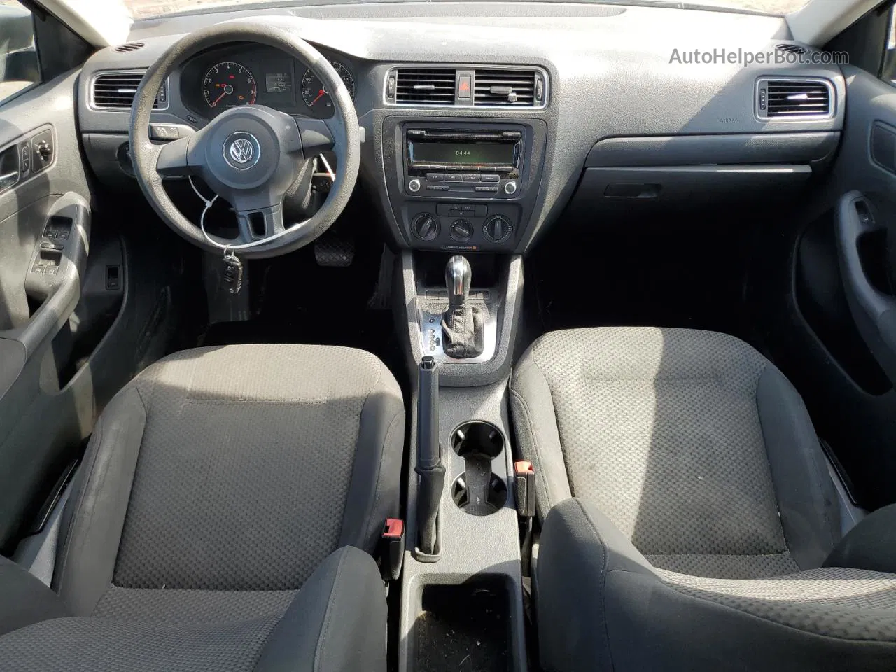 2012 Volkswagen Jetta Base Черный vin: 3VW2K7AJ5CM321520