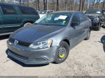 2012 Volkswagen Jetta 2.0l S Gray vin: 3VW2K7AJ5CM357028