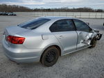 2013 Volkswagen Jetta Base Silver vin: 3VW2K7AJ5DM217448