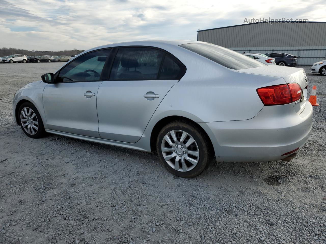 2013 Volkswagen Jetta Base Silver vin: 3VW2K7AJ5DM217448