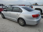 2014 Volkswagen Jetta Base Silver vin: 3VW2K7AJ5EM212753