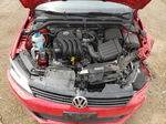 2014 Volkswagen Jetta Base Red vin: 3VW2K7AJ5EM378089