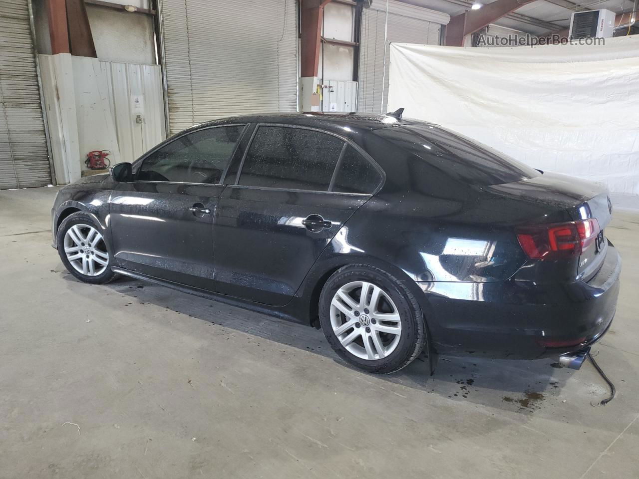 2015 Volkswagen Jetta Base Черный vin: 3VW2K7AJ5FM230073