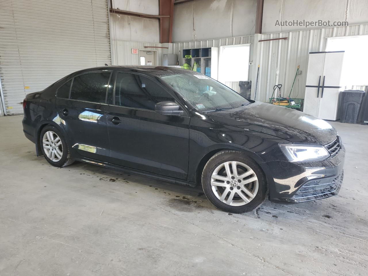 2015 Volkswagen Jetta Base Черный vin: 3VW2K7AJ5FM230073