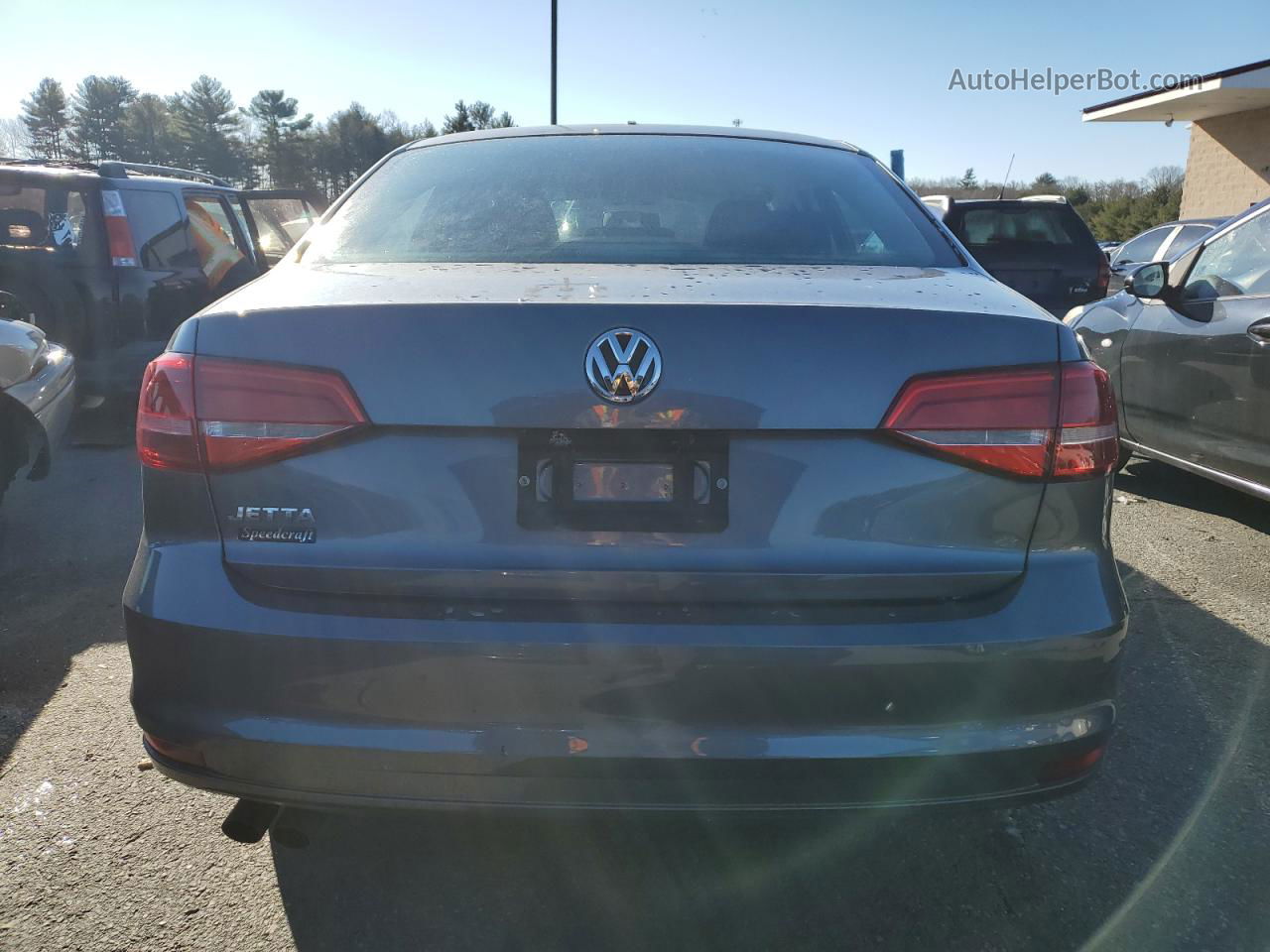 2015 Volkswagen Jetta Base Silver vin: 3VW2K7AJ5FM242000