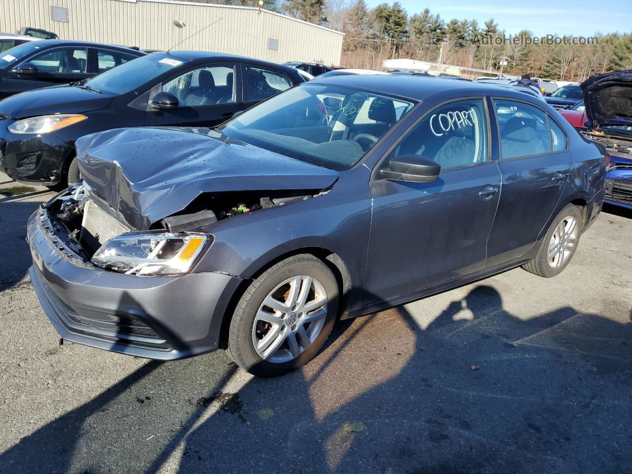 2015 Volkswagen Jetta Base Silver vin: 3VW2K7AJ5FM242000