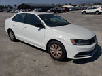 2015 Volkswagen Jetta Base White vin: 3VW2K7AJ5FM266104