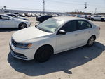 2015 Volkswagen Jetta Base White vin: 3VW2K7AJ5FM266104