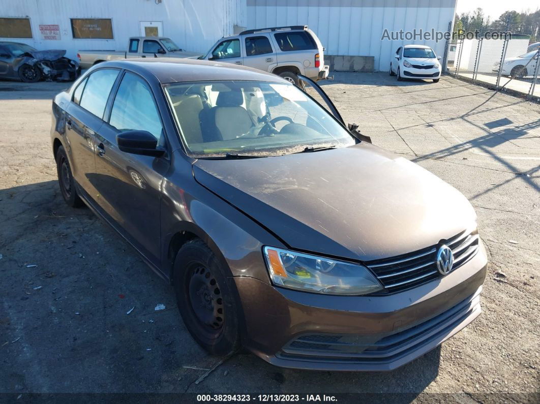 2015 Volkswagen Jetta 2.0l S Champagne vin: 3VW2K7AJ5FM320243