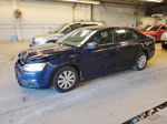 2011 Volkswagen Jetta Base Blue vin: 3VW2K7AJ6BM330354