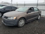 2011 Volkswagen Jetta Base Brown vin: 3VW2K7AJ6BM390246