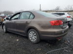 2011 Volkswagen Jetta Base Brown vin: 3VW2K7AJ6BM390246