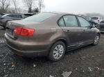 2011 Volkswagen Jetta Base Brown vin: 3VW2K7AJ6BM390246