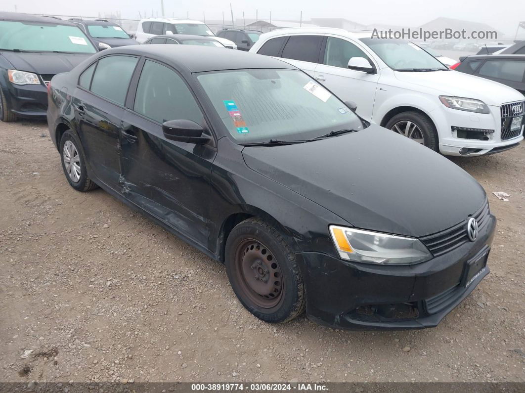 2011 Volkswagen Jetta 2.0l S Черный vin: 3VW2K7AJ6BM395687