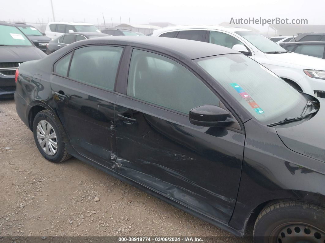 2011 Volkswagen Jetta 2.0l S Черный vin: 3VW2K7AJ6BM395687