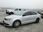 2012 Volkswagen Jetta Base Silver vin: 3VW2K7AJ6CM301261