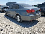 2012 Volkswagen Jetta Base Gray vin: 3VW2K7AJ6CM304192