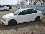 2012 Volkswagen Jetta Base White vin: 3VW2K7AJ6CM318576