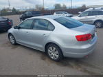 2013 Volkswagen Jetta 2.0l S Silver vin: 3VW2K7AJ6DM217622