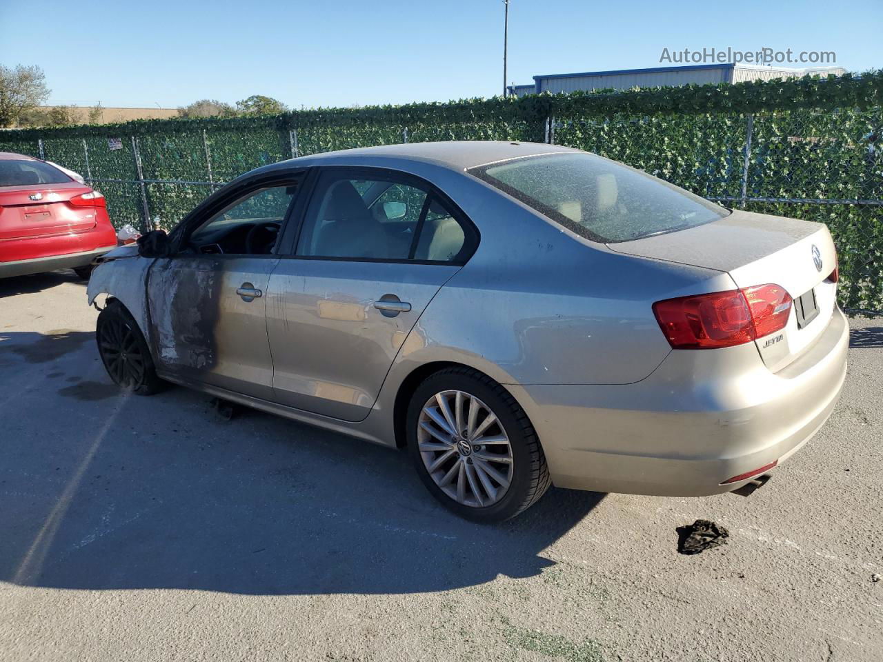 2013 Volkswagen Jetta Base Silver vin: 3VW2K7AJ6DM240849