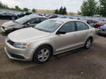 2013 Volkswagen Jetta Base Beige vin: 3VW2K7AJ6DM266691