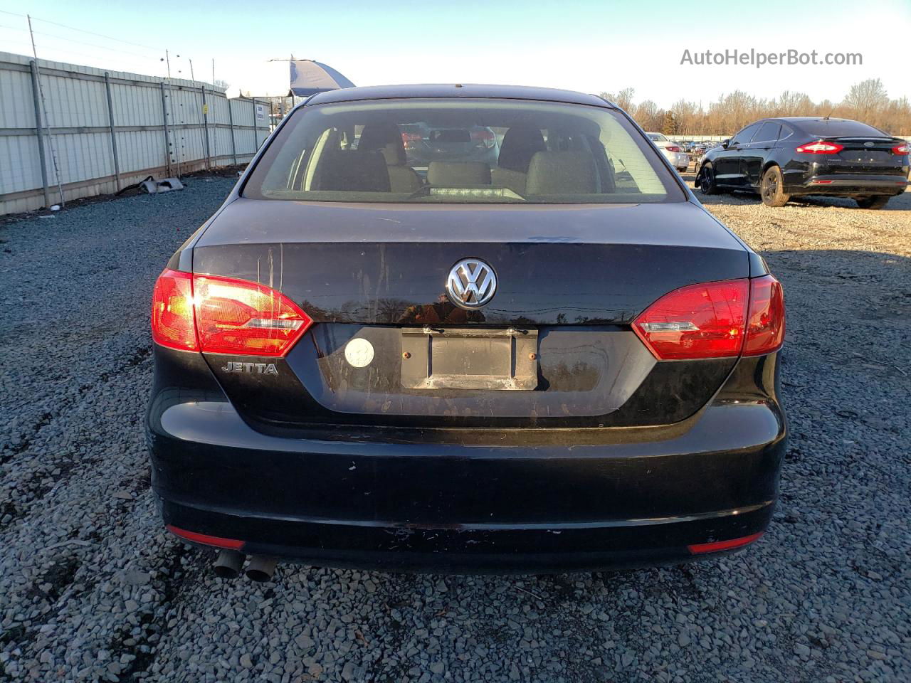 2013 Volkswagen Jetta Base Черный vin: 3VW2K7AJ6DM281241