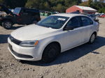 2013 Volkswagen Jetta Base White vin: 3VW2K7AJ6DM364958