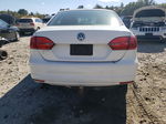 2013 Volkswagen Jetta Base White vin: 3VW2K7AJ6DM364958