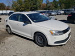 2013 Volkswagen Jetta Base White vin: 3VW2K7AJ6DM364958