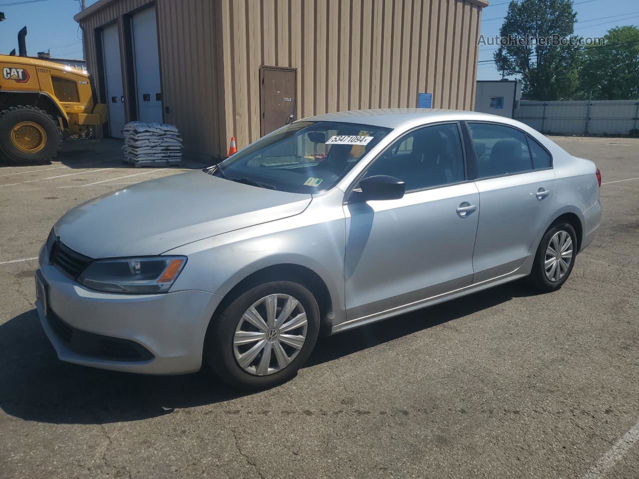 2014 Volkswagen Jetta Base Серебряный vin: 3VW2K7AJ6EM222921