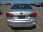 2014 Volkswagen Jetta Base Silver vin: 3VW2K7AJ6EM222921