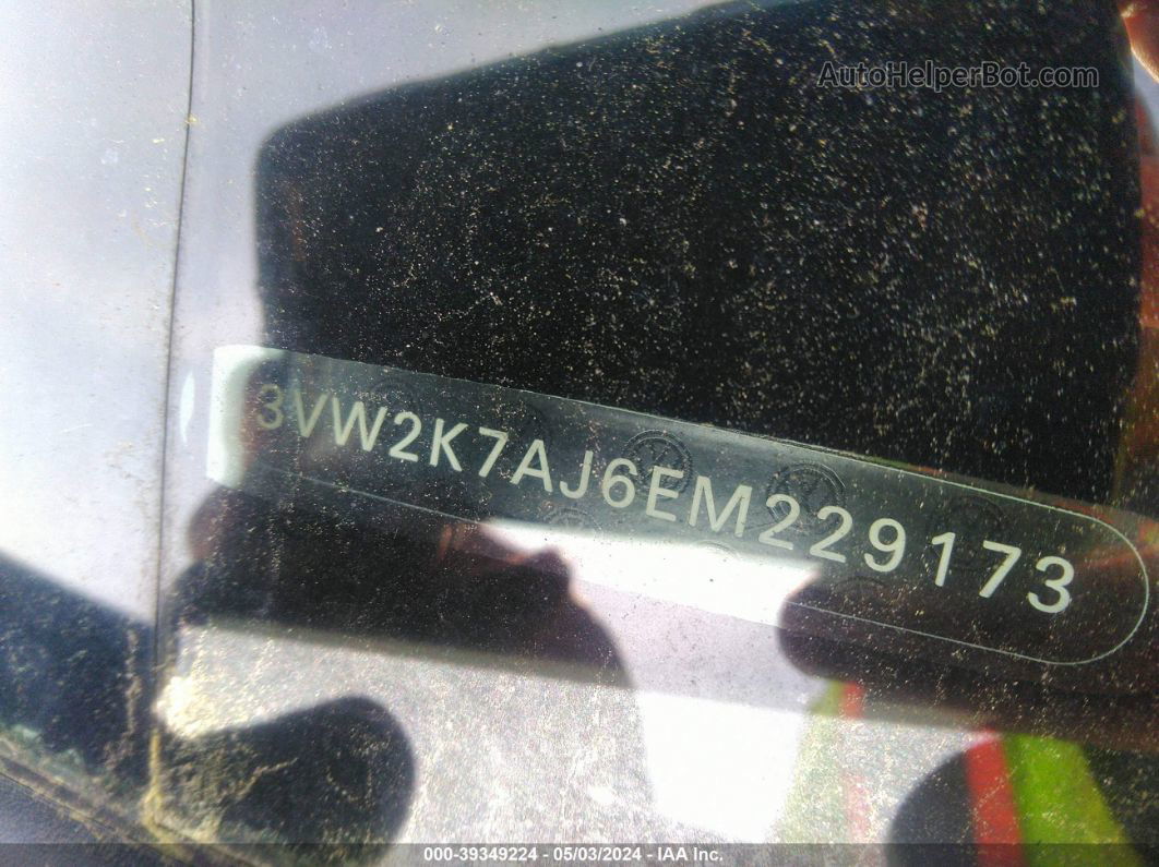 2014 Volkswagen Jetta 2.0l S Серебряный vin: 3VW2K7AJ6EM229173