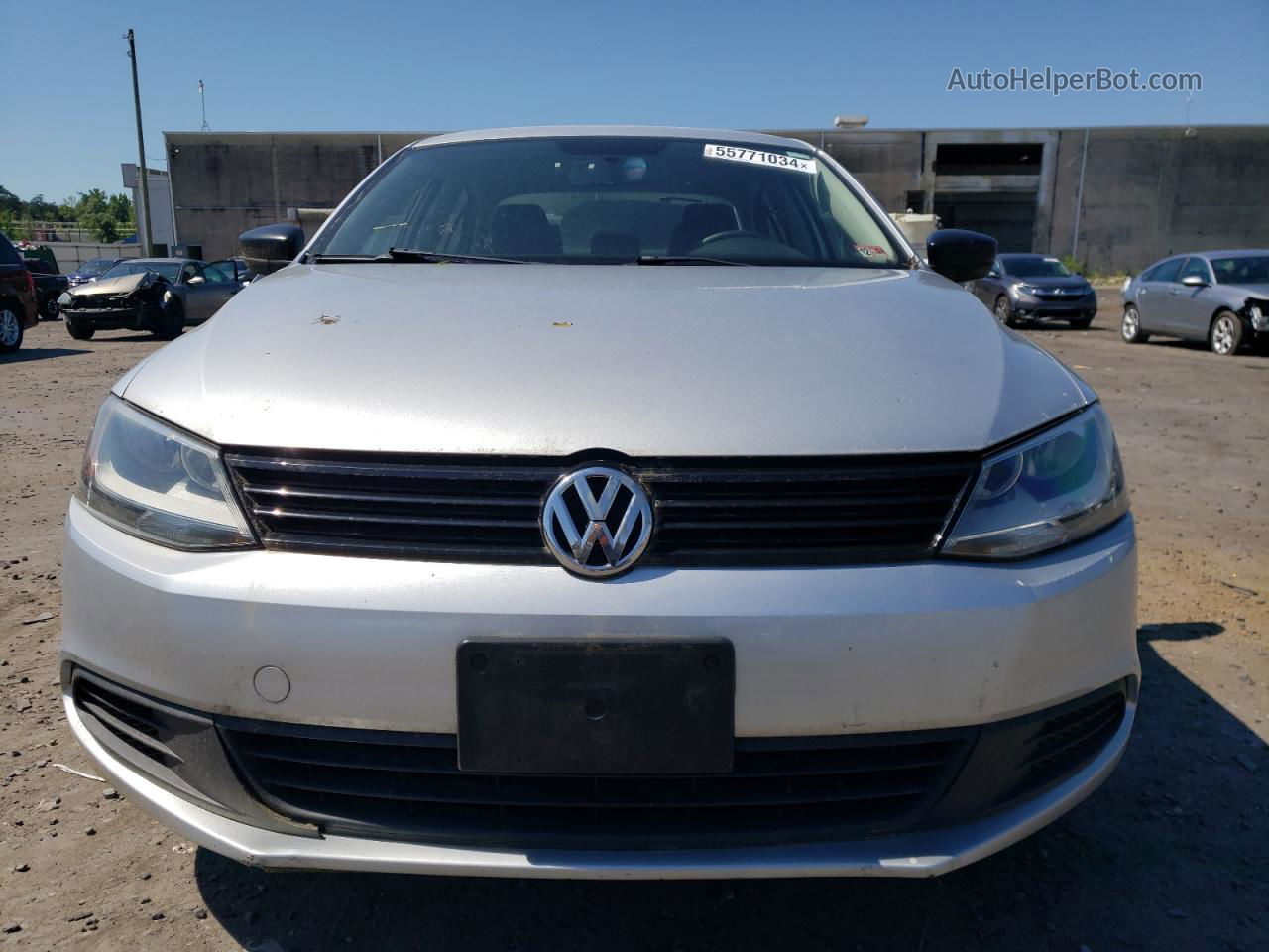 2014 Volkswagen Jetta Base Silver vin: 3VW2K7AJ6EM310206