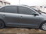 2014 Volkswagen Jetta 2.0l S Gray vin: 3VW2K7AJ6EM319083