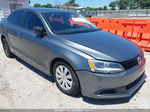 2014 Volkswagen Jetta 2.0l S Gray vin: 3VW2K7AJ6EM319083