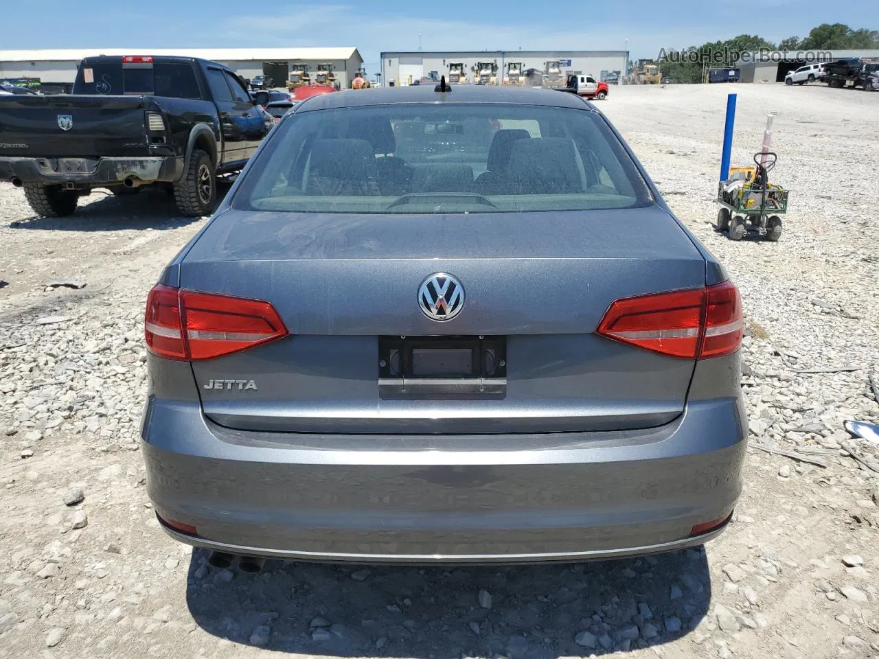 2015 Volkswagen Jetta Base Gray vin: 3VW2K7AJ6FM295787