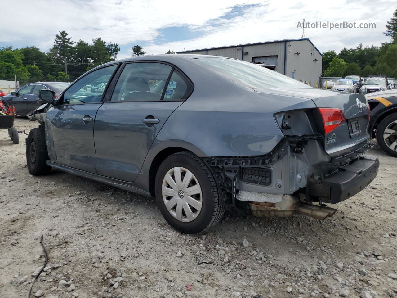 2015 Volkswagen Jetta Base Gray vin: 3VW2K7AJ6FM303421