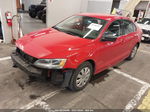 2015 Volkswagen Jetta 2.0l S Красный vin: 3VW2K7AJ6FM311986